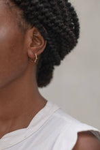 Load image into Gallery viewer, YEWŌ Collective - Small Bentu Hoops

