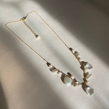 Load image into Gallery viewer, Elysium Jewelry - Pearl Cluster Necklace: Gold Filled
