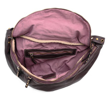 Load image into Gallery viewer, Bolsa Nova Handbags - Bella Large Leather Sling Bag - Light Taupe
