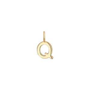 WJW - Permanent Jewelry 14K Solid Gold Initial Charms: Y