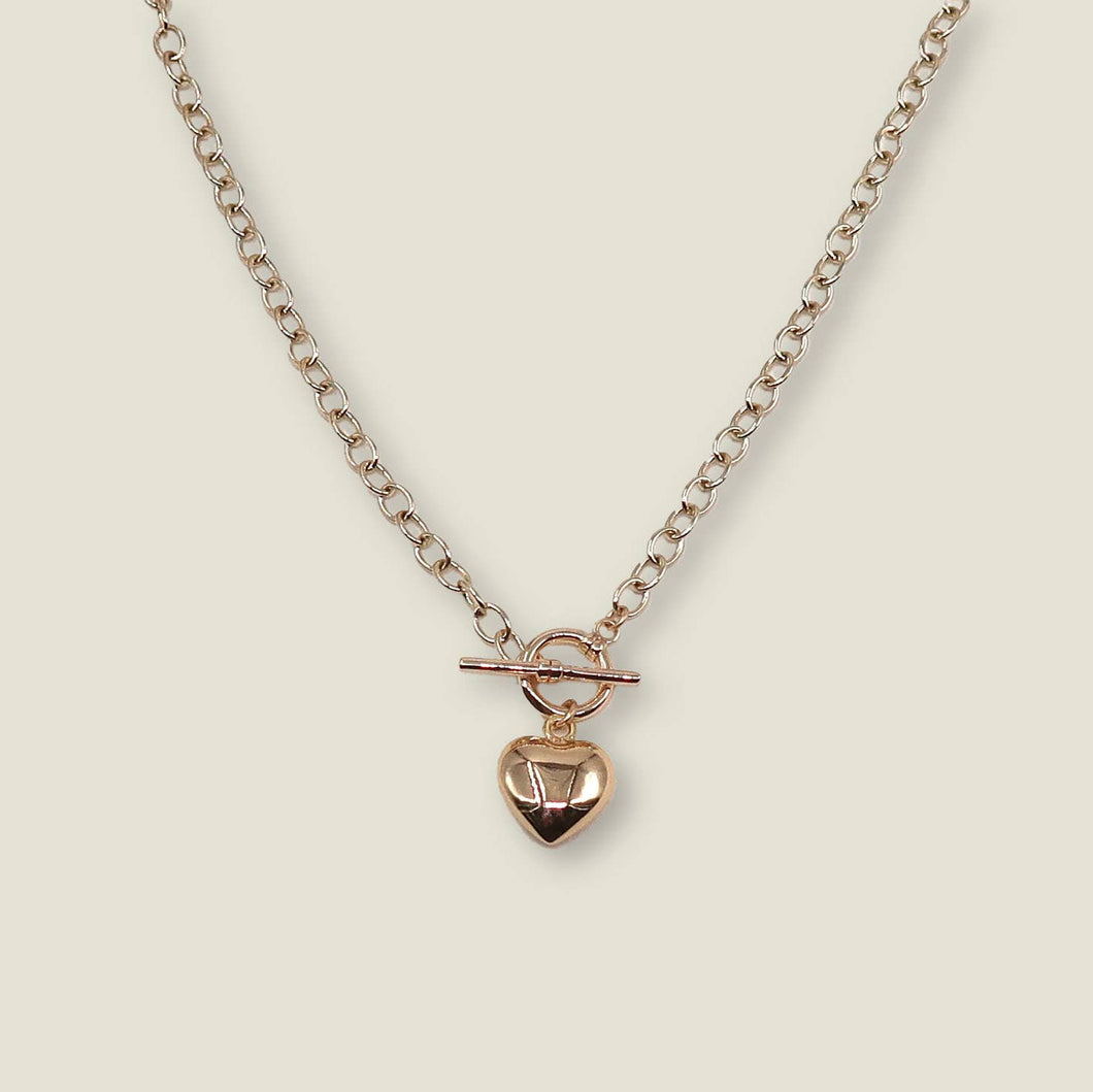 May Martin - Puff Heart Necklace