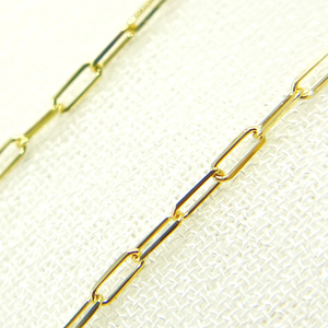#18 Weld Magic 14K Gold Flat Paperclip Chain