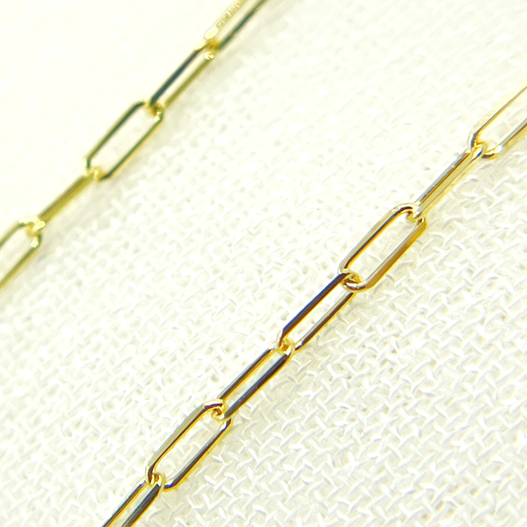 #18 Weld Magic 14K Gold Flat Paperclip Chain