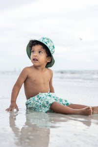 Emerson and Friends - Save the Sea Turtles Boys Swim Trunks