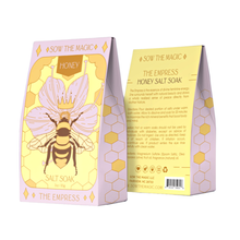 Load image into Gallery viewer, Sow the Magic - The Empress Bee Salt Soak in Honey
