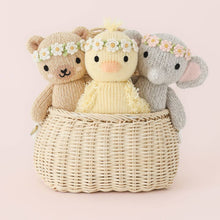 Load image into Gallery viewer, cuddle+kind - Baby honey bear (Flower Crown)
