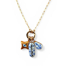 Load image into Gallery viewer, Shá Parlé - Gold Evil-Eye Star Charm
