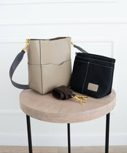 Load image into Gallery viewer, AALLYN - Jordan Bucket Bag - Tobacco/Silver

