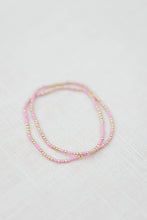 Load image into Gallery viewer, Coast and Cove - Goldie Sprinkle Beaded Bracelet- PINK
