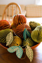 Load image into Gallery viewer, East End Press - ORANGE HONEYCOMB ORNAMENT

