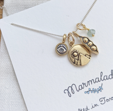 Load image into Gallery viewer, Marmalade Jewellery - Teeny Gemstone: Peruvian Opal / Gold filled
