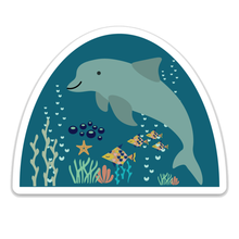 Load image into Gallery viewer, Emerson and Friends - Dolphin Ocean Under the Sea Sticker
