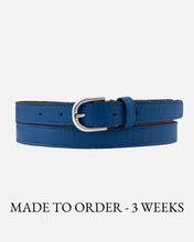 Load image into Gallery viewer, Amsterdam Heritage- Soft Skinny Leather Belt: Camel- S
