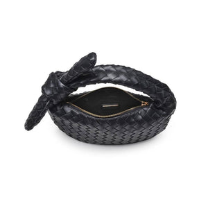 Urban Expressions - Lizbeth Woven Knot Clutch - Oatmilk