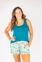 Load image into Gallery viewer, Emerson and Friends - Ocean Blue Women's Adult Sleep Tank Top

