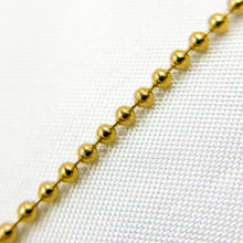Load image into Gallery viewer, Tresor Jewelry Inc - 14k Gold Filled Ball Chain: 16 inch

