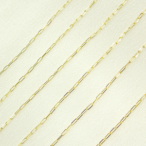 #18 Weld Magic 14K Gold Flat Paperclip Chain
