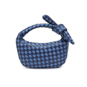 Urban Expressions - Lizbeth Woven Knot Clutch - Oatmilk