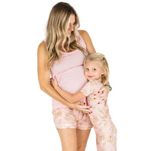 Load image into Gallery viewer, Emerson and Friends - Spring Meadow Womens Bamboo Shorts: Pink/Multi / L
