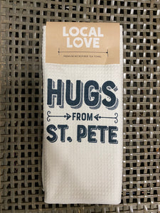 Hugs from St. Pete Tea Towel