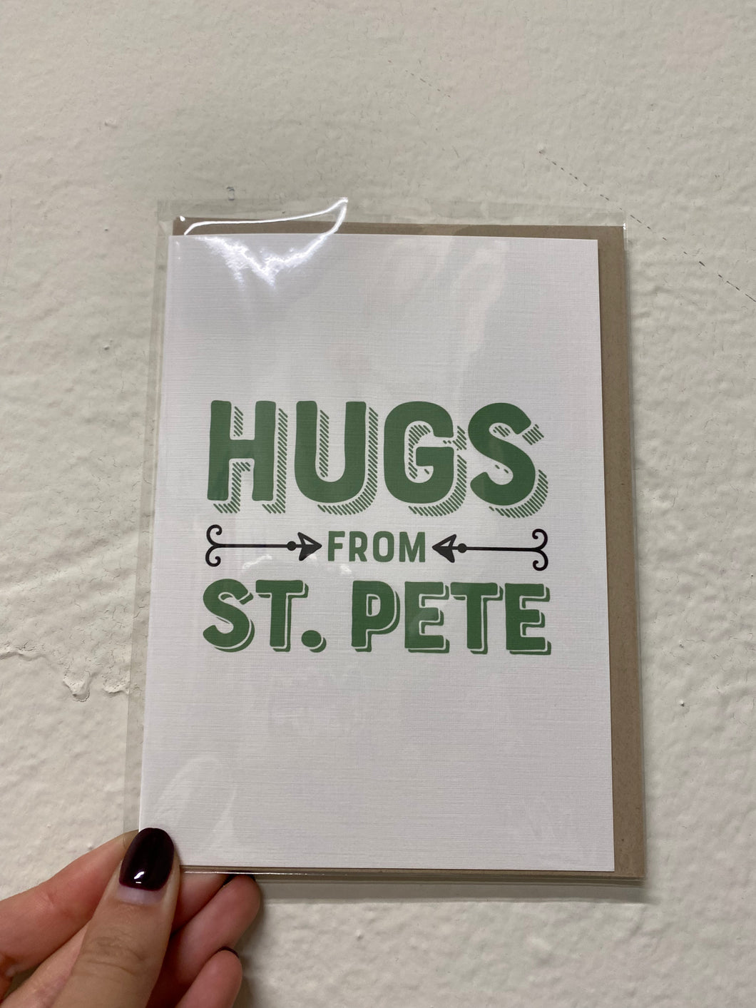 Hugs From St. Pete Card