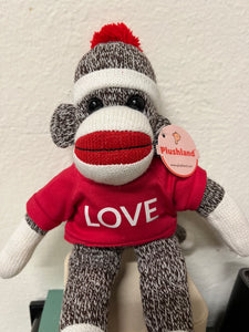 Plushland - Floppy Original Sock Monkey with Tee