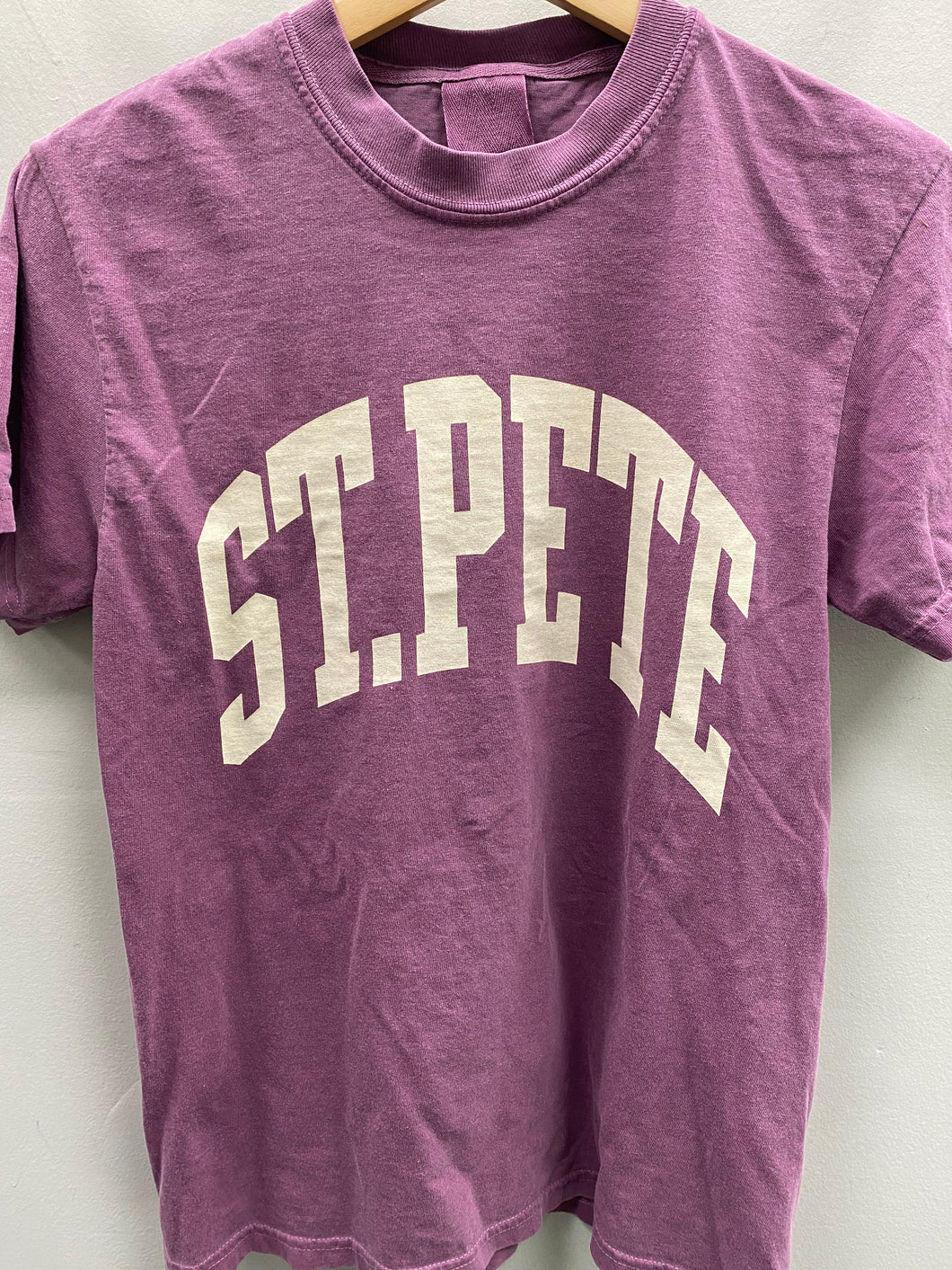 St. Pete Collegiate Tee- Berry