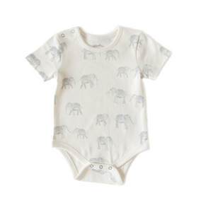 Pehr Elephant Snap Onesie