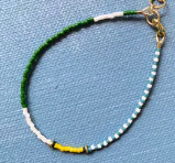 Alice Rise Thinnest Line Fairway green bracelet
