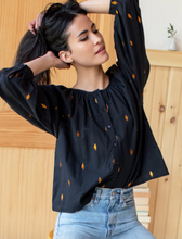 Load image into Gallery viewer, Emerson Fry Frances Blouse - Gold Leaf
