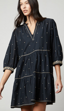 Load image into Gallery viewer, Velvet Kiley Embroidered Boho dress
