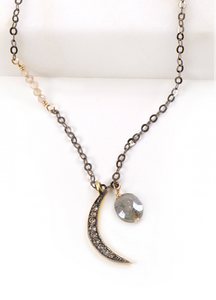 Mickey Lynn Crescent Moon Necklace