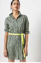 Load image into Gallery viewer, Lilla P Long Sleeve Shirt Dress
