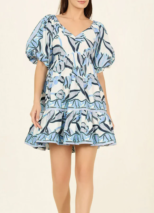Omika Ila Neela Sea Mini Dress