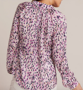 Bella Dahl Raglan Sleeve Pullover - Confetti Print