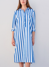 Load image into Gallery viewer, Sundry Candy Striped Shirt Dress
