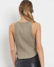 Load image into Gallery viewer, LA Made Paradise Crop Tank - Leaf
