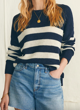 Load image into Gallery viewer, Faherty Miramar Linen Crew Sweater
