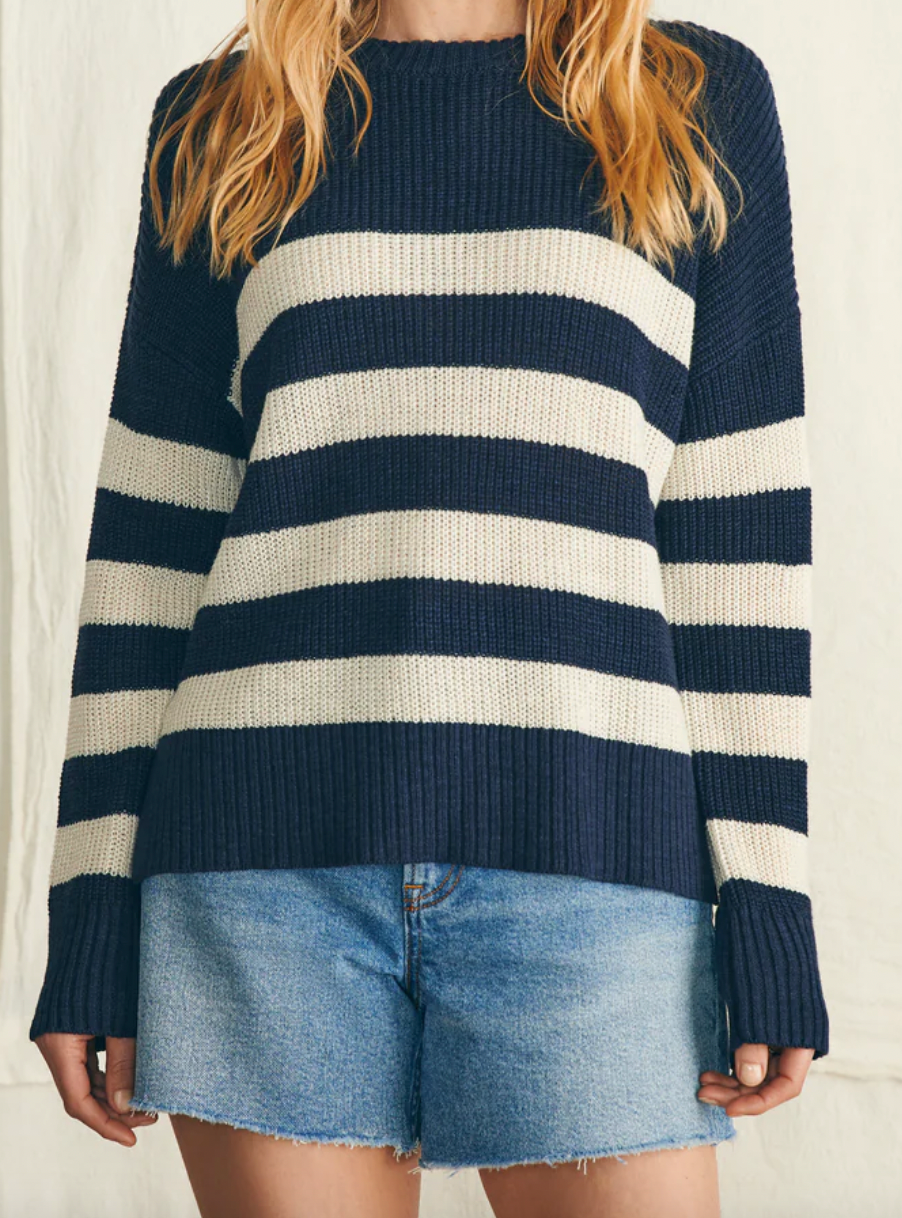 Faherty Miramar Linen Crew Sweater