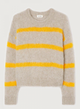 Load image into Gallery viewer, American Vintage Bymi Jumper- Yellow/Grey
