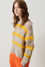 Load image into Gallery viewer, American Vintage Bymi Jumper- Yellow/Grey

