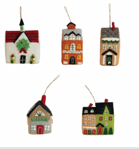 Felt House Ornament