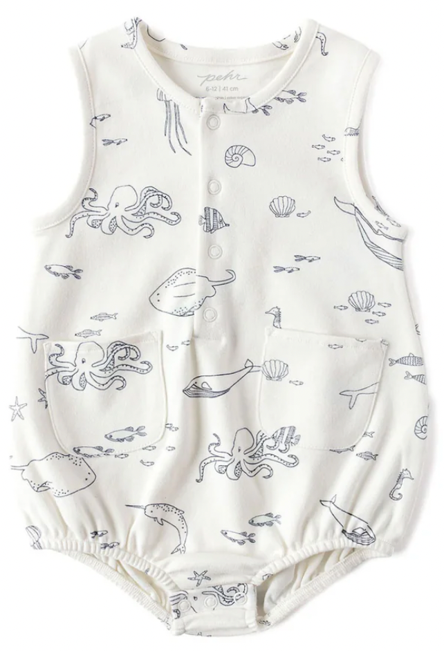Pehr sleeveless bubble- life aquatic