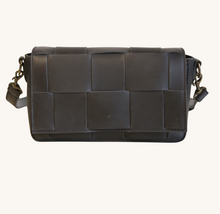 Load image into Gallery viewer, ABLE Mini Flap Woven Crossbody Bag
