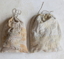 Load image into Gallery viewer, Vintage Cotton Drawstring Bags- set of 3
