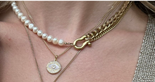 Load image into Gallery viewer, Rachel Nathan Pearl Shackle Necklace
