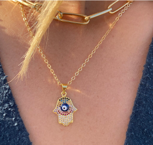 Rachel Nathan Hand of Miriam Necklace