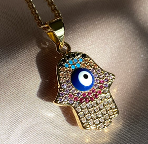 Rachel Nathan Hand of Miriam Necklace
