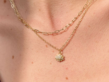 Load image into Gallery viewer, Rachel Nathan Pave Lotus Necklace
