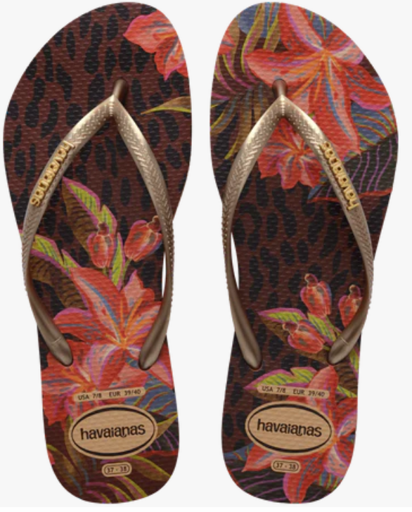 Havaianas Slim Animal Floral Fushion Sandal